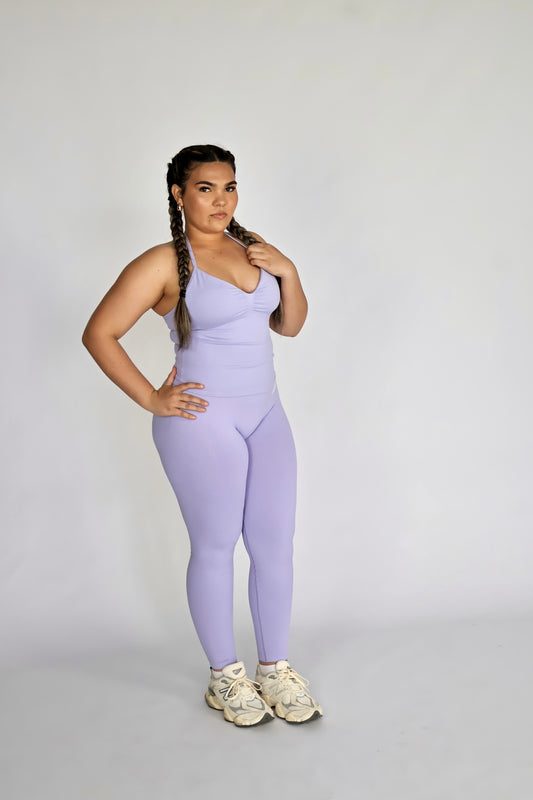 Pastel Purple Elevated Scrunch Legging
