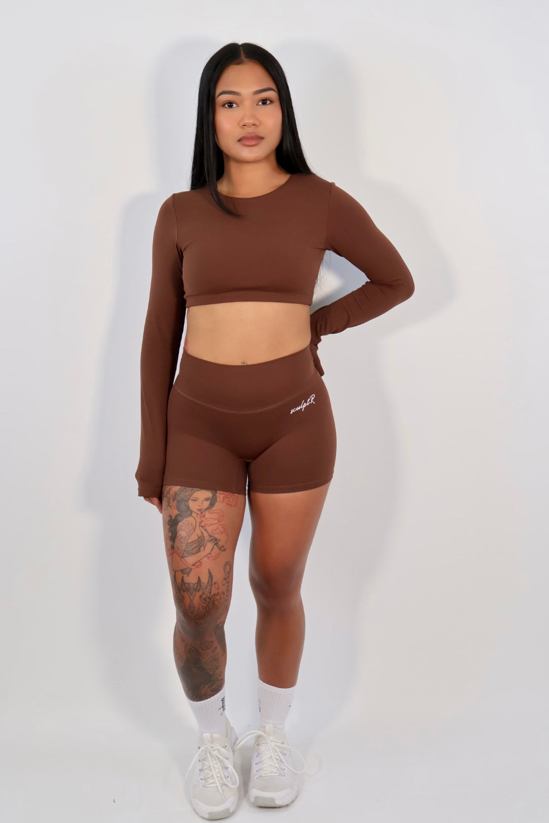 Chocolate Brown Long Sleeve Set