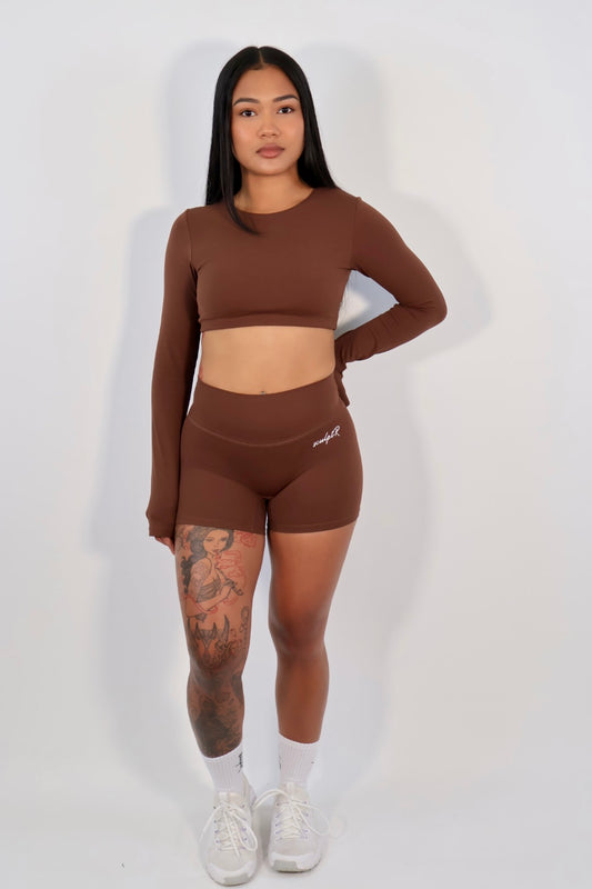 Chocolate Brown Long Sleeve Set