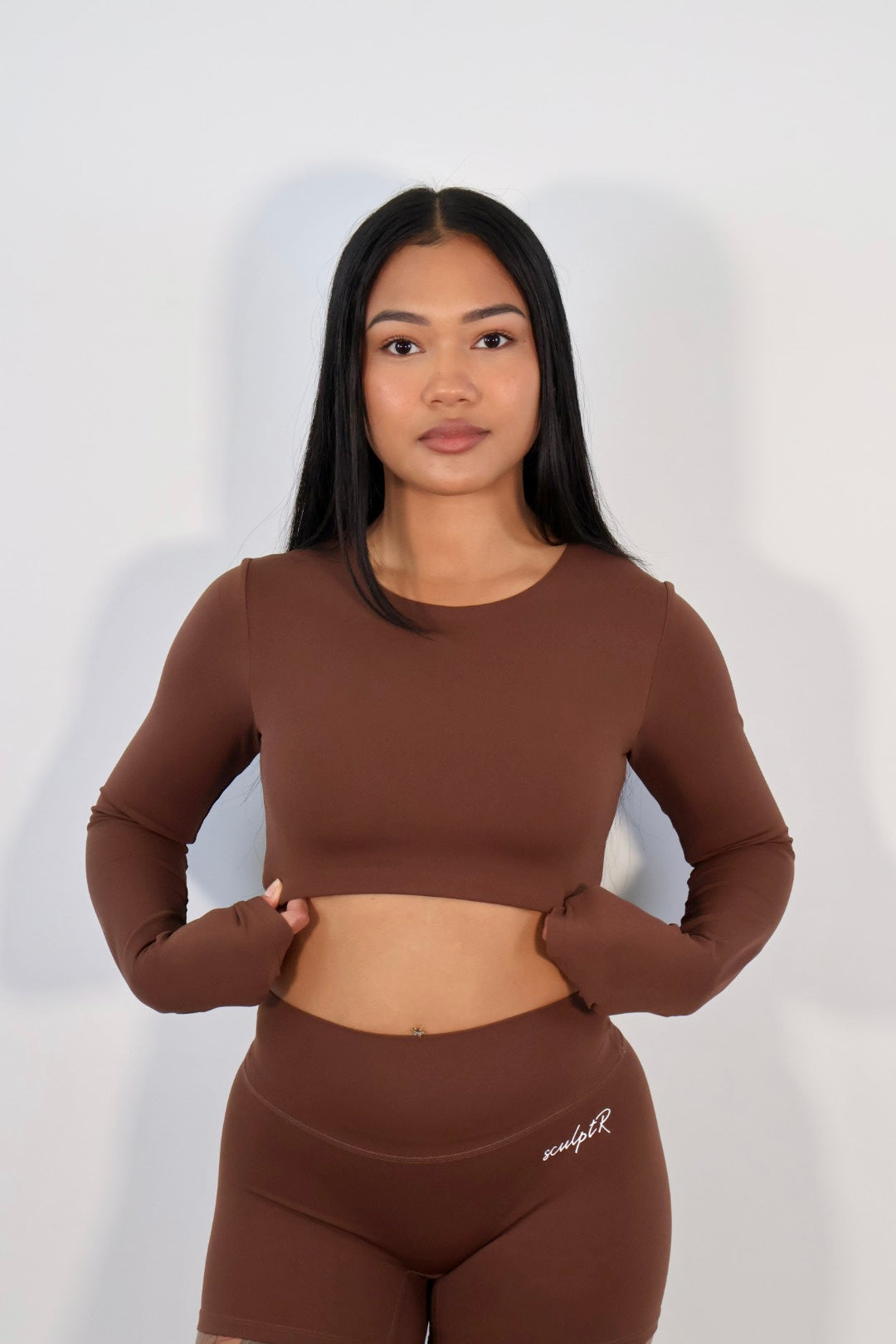 Chocolate Brown Long Sleeve Set